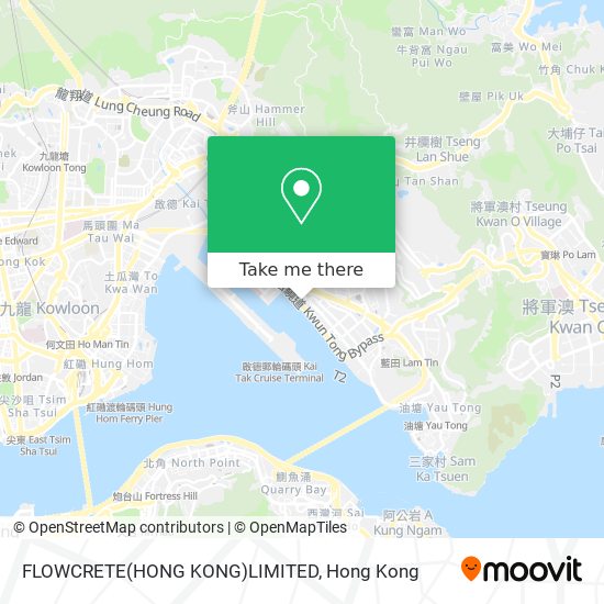 FLOWCRETE(HONG KONG)LIMITED map