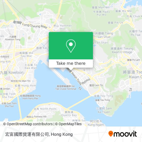 宏富國際貨運有限公司 map