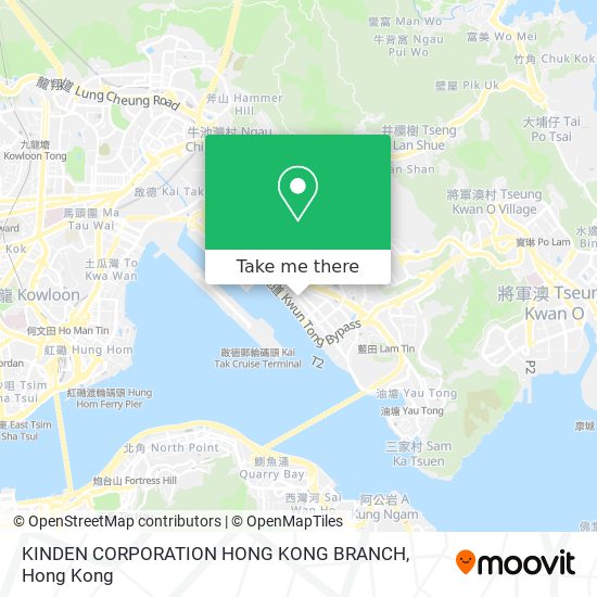 KINDEN CORPORATION HONG KONG BRANCH地圖