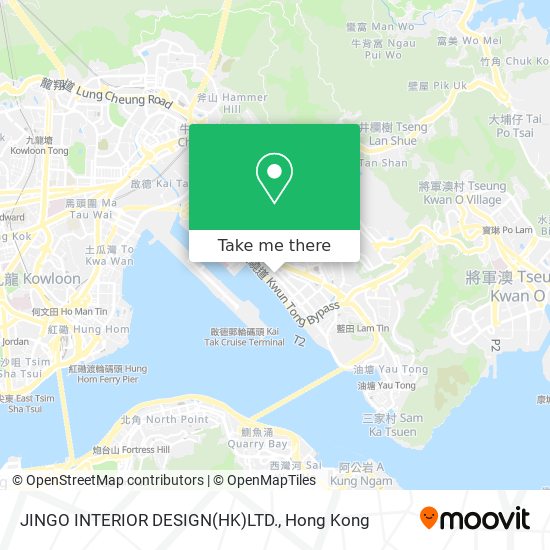 JINGO INTERIOR DESIGN(HK)LTD.地圖