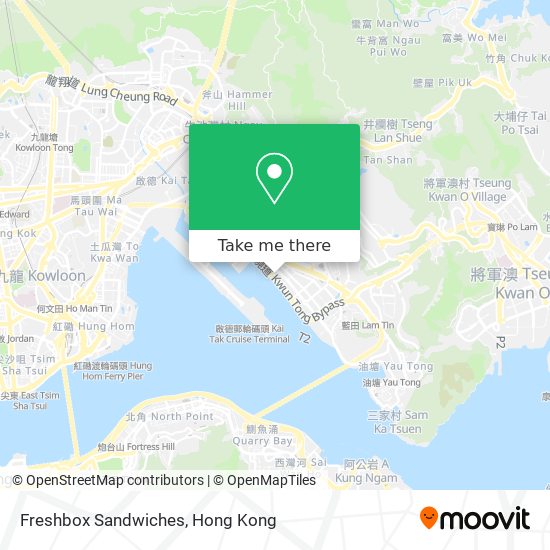 Freshbox Sandwiches map