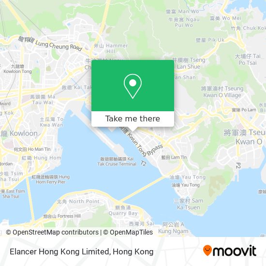 Elancer Hong Kong Limited map