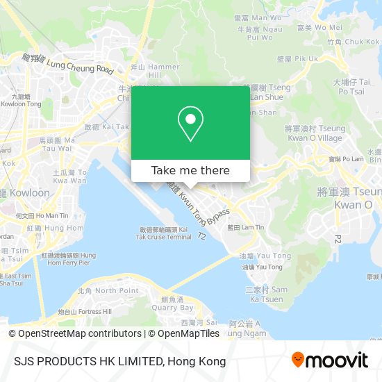 SJS PRODUCTS HK LIMITED map