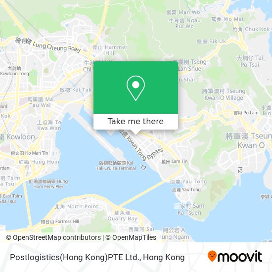 Postlogistics(Hong Kong)PTE Ltd. map