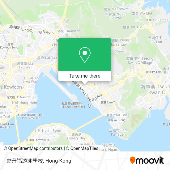 史丹福游泳學校地圖