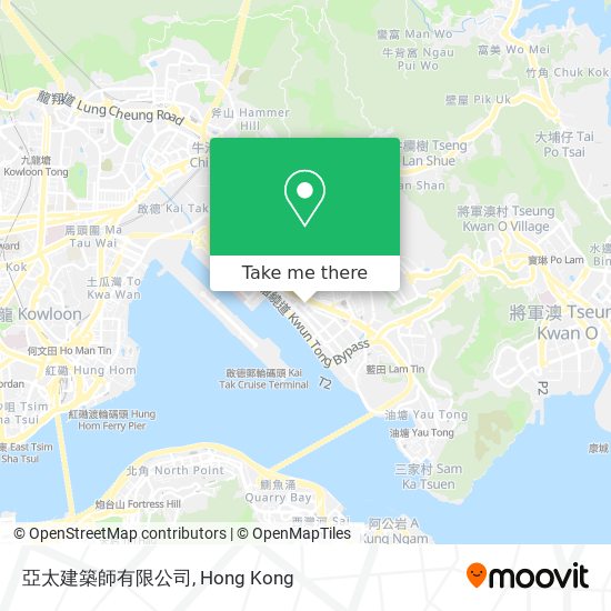 亞太建築師有限公司 map