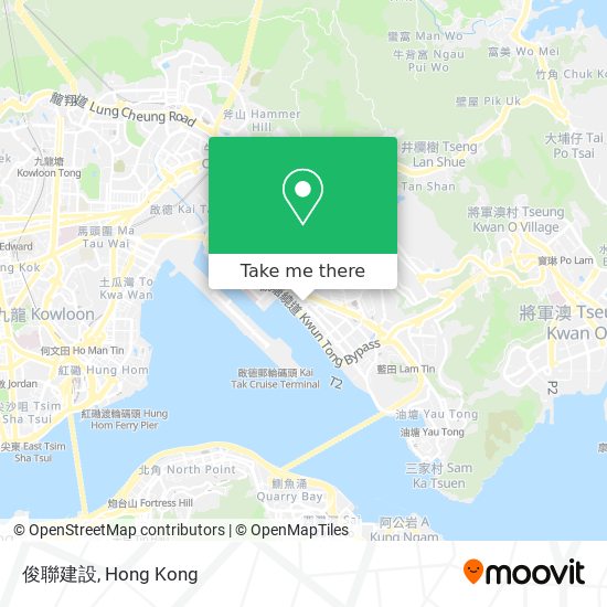 俊聯建設 map