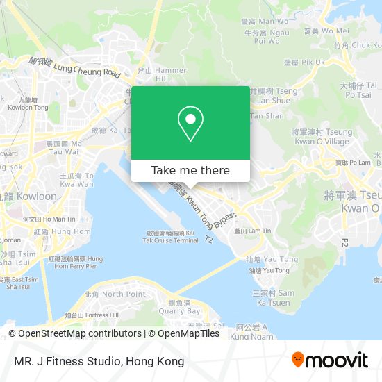 MR. J Fitness Studio map