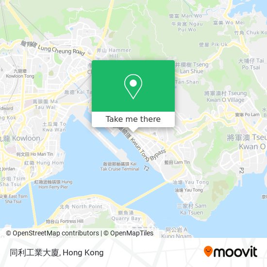 同利工業大廈 map