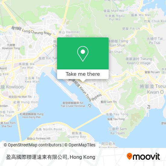 盈高國際聯運遠東有限公司 map