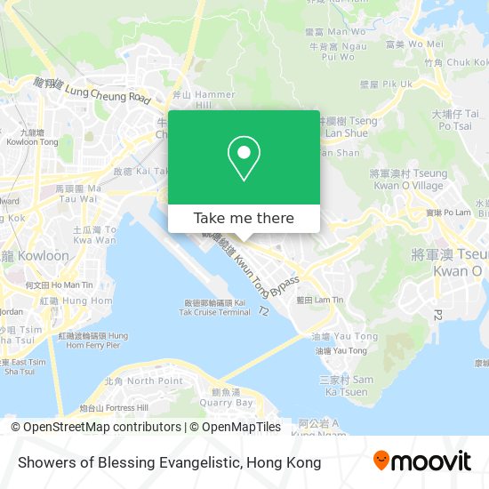 Showers of Blessing Evangelistic地圖