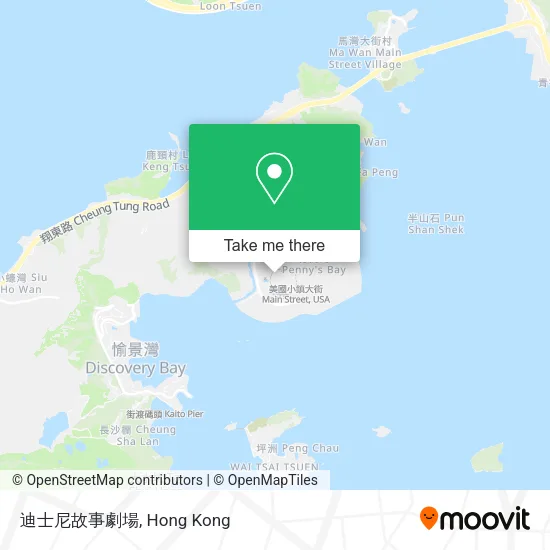 迪士尼故事劇場地圖
