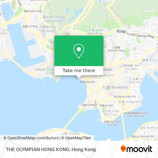 THE OLYMPIAN HONG KONG map