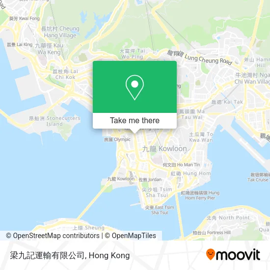梁九記運輸有限公司地圖