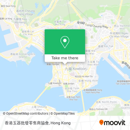 香港玉器批發零售商協會地圖