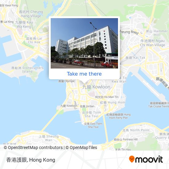 香港護眼 map