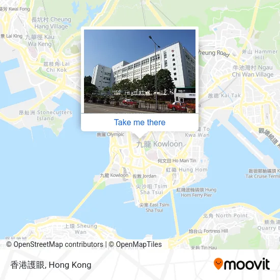 香港護眼地圖