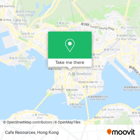 Cafe Resources map