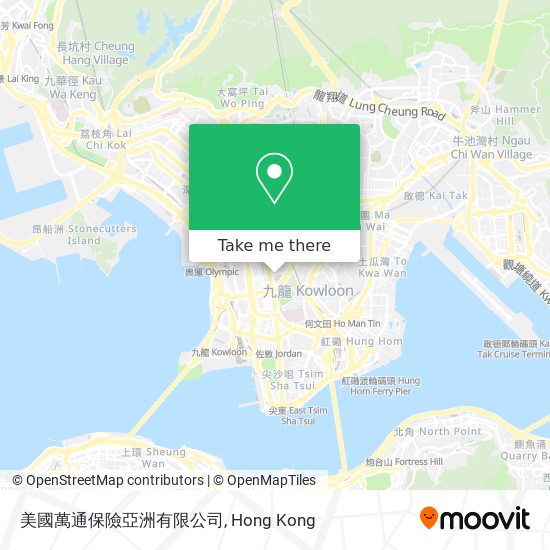 美國萬通保險亞洲有限公司 map