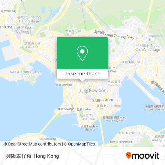 興隆車仔麵 map