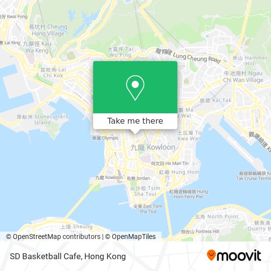 SD Basketball Cafe map