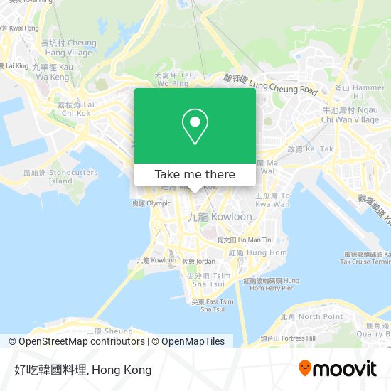 好吃韓國料理 map