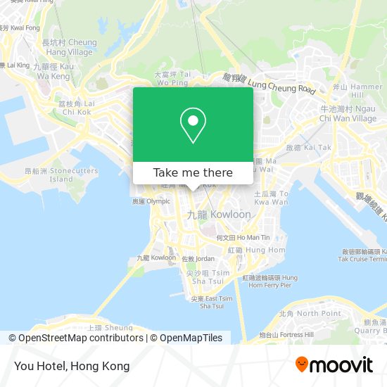 You Hotel map