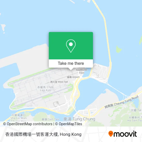 香港國際機場一號客運大樓 map
