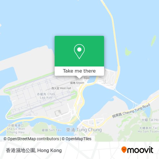 香港濕地公園 map