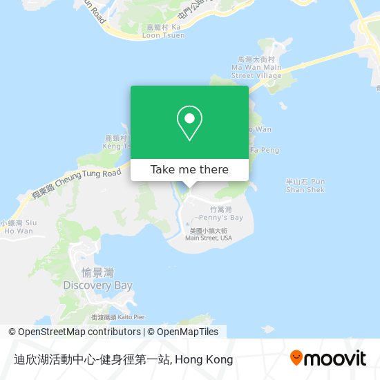 迪欣湖活動中心-健身徑第一站 map