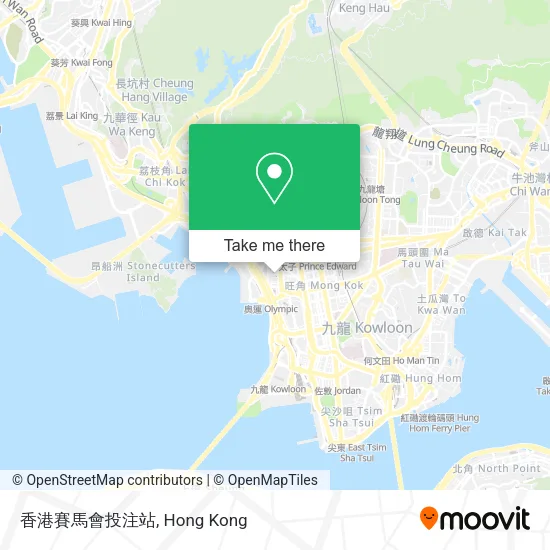 香港賽馬會投注站地圖