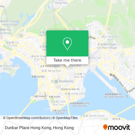Dunbar Place Hong Kong地圖