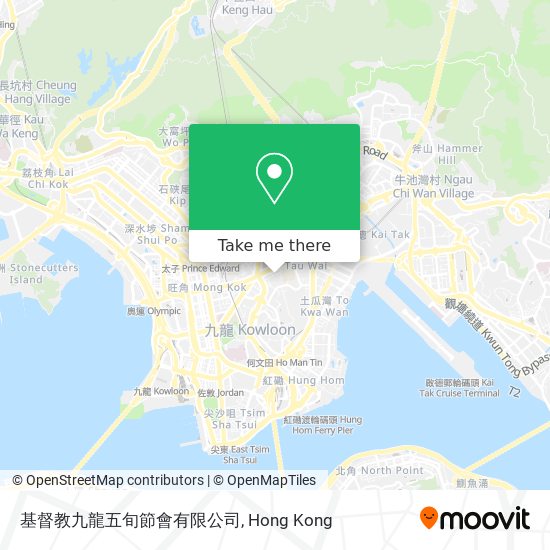 基督教九龍五旬節會有限公司地圖