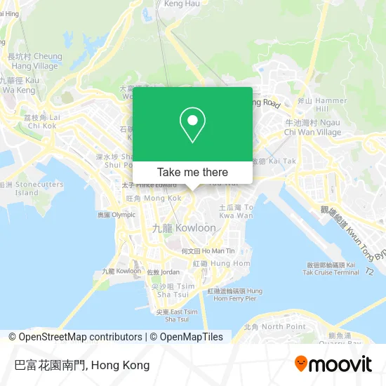 巴富花園南門地圖