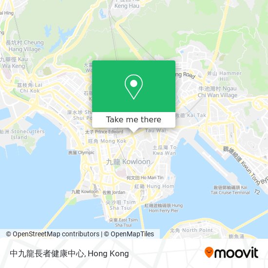 中九龍長者健康中心地圖