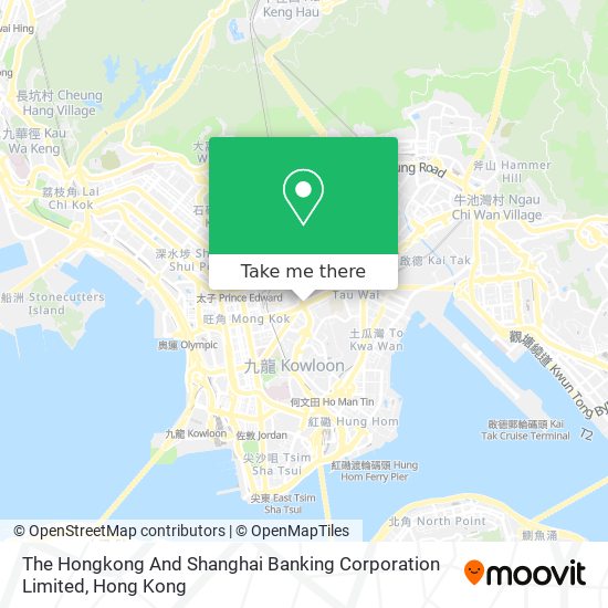 The Hongkong And Shanghai Banking Corporation Limited map