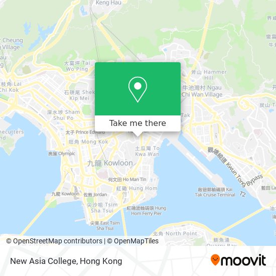 New Asia College map