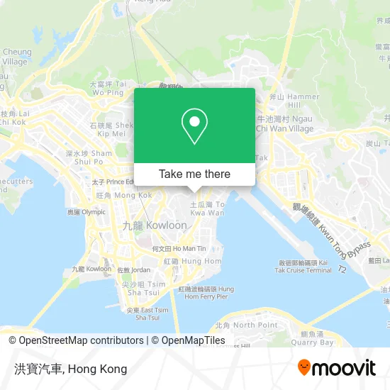 洪寶汽車 map