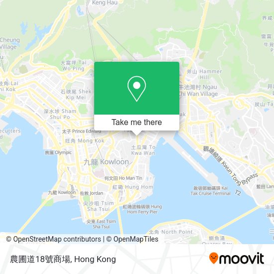 農圃道18號商場地圖
