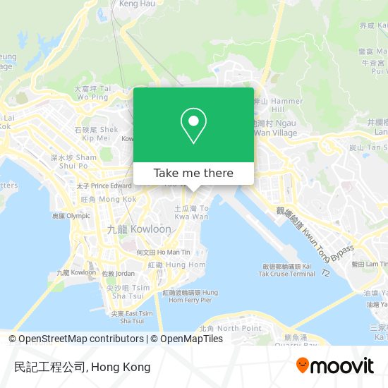 民記工程公司 map