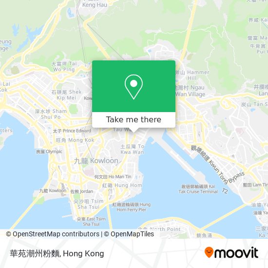 華苑潮州粉麵 map