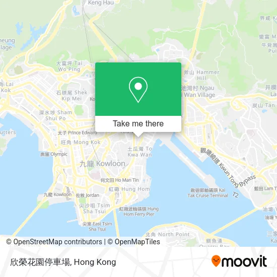 欣榮花園停車場地圖