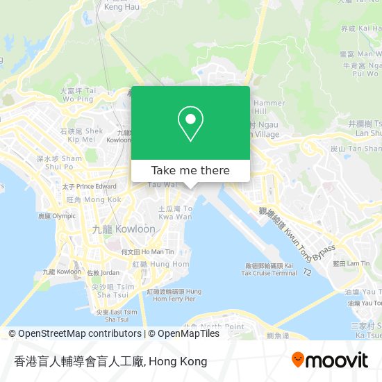 香港盲人輔導會盲人工廠 map