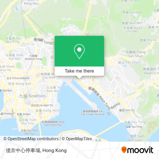 億京中心停車場 map