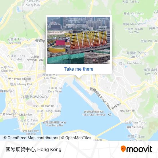 國際展貿中心 map