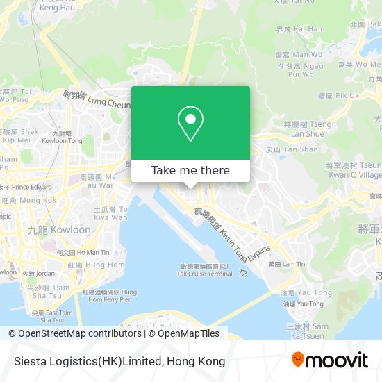 Siesta Logistics(HK)Limited地圖