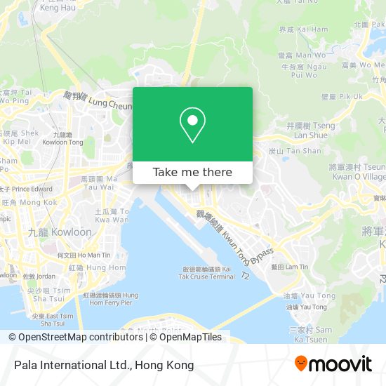 Pala International Ltd. map