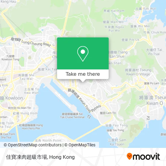 佳寶凍肉超級市場 map