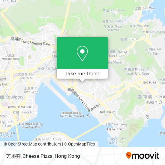 芝脆雞 Cheese Pizza map