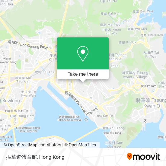 振華道體育館 map